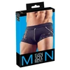NEK Men's Juodas Mesh Pants M with Chain &amp; Front Zip, Stretch Fabric