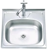 Nerūdijančio plieno plautuvė D5050A uždedama su sifonu 0.6 mm