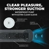 Pumped By Shots Nexus Engage Automatic Atsparus vandeniui Intimate Pump Gun Metal Silicone