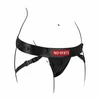 No-Parts Jordan Adjustable Intimate Harness, Flexible Size, Juodas