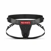No-Parts Taylor Adjustable Strap-On Harness Double O-Ring System, Juodas