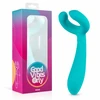 Noam Dual-Ended Rechargeable Intimate Device for Couples, Atsparus vandeniui, Juodas