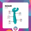 Noam Dual-Ended Rechargeable Intimate Device for Couples, Atsparus vandeniui, Juodas