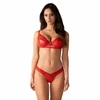 Obsessive Aliosa Gift Box Raudona - Luxury Lingerie &amp; Fragrance Set