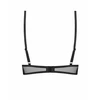 Obsessive Freedom Euridia Bra Juodas with Geometric Straps, Adjustable Fit