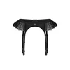 Obsessive Stelisa Garter Belt Juodas 2XL/3XL - Elegant Adjustable Design