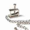 Ohmama Fetish OHMAMA Adjustable Metal Clamps with Chain - Nickel-Free, Non-Porous