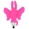 Ohmama Stimulating OHMAMA Butterfly Finger Vibrating Device, ABS Silicone, 10x7.3cm, Rožinė