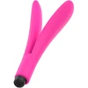 Ohmama Vibrators OHMAMA Dual Motor Vibrator Xmas Edition, Atsparus vandeniui, 195x50mm, Silicone