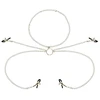 Ohmama Fetish OHMAMA Metal System - 4 Nipple Clamps with Chain Necklace, Nickel-Free