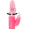 OHMAMA Rotating Rabbit-Style Vibrator Multifunctional 25.5cm Rožinė