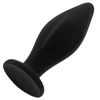 Ohmama Anal OHMAMA Silicone Plug 12 cm with Suction Cup - Medical Grade, Juodas