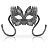Ohmama Masks OHMAMA Venetian Style Sidabrinis Mask - Exclusive Embossed Unisex Design