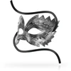 Ohmama Masks OHMAMA Venetian Style Sidabrinis Mask - Exclusive Embossed Unisex Design