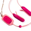 OhMiBod Sphinx Bluetooth Wearable Vibrating Clamps - App-Controlled, Juodas