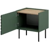 Cama Meble Naktinis Staliukas - Onda 50x40x54cm, Žalia