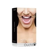 Ouch By Shots Ouch! Adjustable Leather Strap Hook Gag - Universal Fit, Juodas