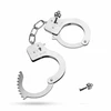 Ouch! Adjustable Metal Cuffs Sidabrinis - Secure Restraint System