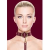 Ouch By Shots OUCH HALO Premium Collar and Leash Set - Gold Accents, Adjustable Fit