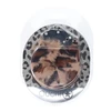 Ouch By Shots Ouch! Heavy-Duty Plush Handcuffs Leopard Pattern Adjustable Metal