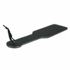 Ouch! Juodas PU Leather Impact Paddle - Ergonomic, Durable, 32 cm