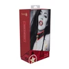 Ouch By Shots Ouch! Milan Collection Adjustable Collar with Leash Juodas/Raudona