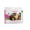 Shots Ouch! Plush Furry Handcuffs - Adjustable Soft Cuffs, Rožinė Finish