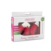 Shots Ouch! Plush Handcuffs Juodas - Soft Faux Fur, Adjustable, Secure Lock