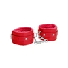 Ouch By Shots OUCH! Plush Series Adjustable Leather Ankle Cuffs with Soft Lining