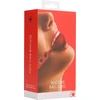 Ouch By Shots Ouch! Silicone Ball Gag Adjustable Leather Strap Juodas Universal Fit