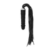Ouch By Shots OUCH! Silicone Ball-Textured Intimate Whip 30cm Juodas