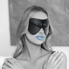 Ouch By Shots Ouch! Venice Collection Adjustable Eye Mask Juodas Bonded Leather