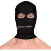 Ouch By Shots Ouch! Xtreme Zipper Hood Mask with Adjustable Mouth Closure Juodas