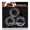 Oxballs - Willy Rings 3 pakuočių Cockrings Clear