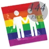 Pasante Healthcare Pasante Pride 144-Pack Condoms - Natural Color, Standard Fit, CE Marked