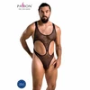 Passion Men Passion Body Leon Juodas L/XL - Elegant Lace Bodysuit, EU Made