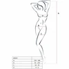 Passion Woman Bodystockings PASSION BS024 Baltas Fishnet Bodystocking with Decorative Embroidery One Size