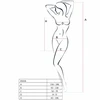 Passion Woman Bodystockings Passion BS026 Bodystocking Baltas Dress-Style, One Size