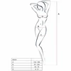 Passion Woman Passion BS032 Bodystocking Juodas - Elegant Fishnet, One Size