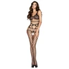 Passion Woman Passion BS032 Bodystocking Juodas - Elegant Fishnet, One Size