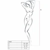 Passion Woman Passion BS038 Bodystocking Juodas One Size - Elegant Mesh Design