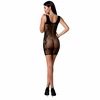 Passion Woman Passion BS073 Bodystocking One Size Juodas - Elegant Lace Fishnet Design