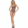 Passion Woman Bodystockings PASSION BS109 Juodas Butterfly Bodystocking - Elegant Mesh Open Design