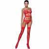 Passion Woman Corsets Passion Kyouka Corset Raudona L/XL - Adjustable Straps &amp; Matching Thong