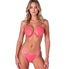 Passion Woman Sets PASSION RESILQUE Lingerie Set Tomato Raudona S/M - Lace Bra &amp; Thong