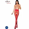 PASSION WOMAN GARTER &amp; STOCK PASSION TIOPEN 001 Raudona 20 DEN Open-Crotch Tights Size 1/2