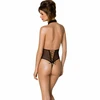 Passion Woman Chemise Passion Trisha Open Body Juodas L/XL - Elegant Bodysuit with Choker