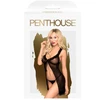 Penthouse Babydoll After Sunset Juodas S/M - Elegant Lace Lingerie Set