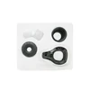 PerfectFitBrand Perfect Fit Premium C-Rings Set - Silicone Variety, 6 Sizes, Juodas