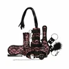 Pink Rožinė Bedroom Fantasies Bound by Lace 8-Piece Restraint Set Rožinė